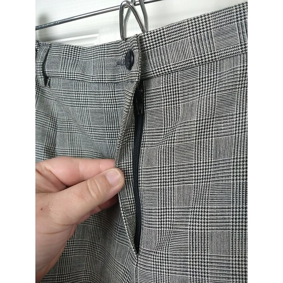 Pendleton Woman 12 Glen Checked Trouser Pants Lined 100 Virgin Wool USA - Picture 3 of 10